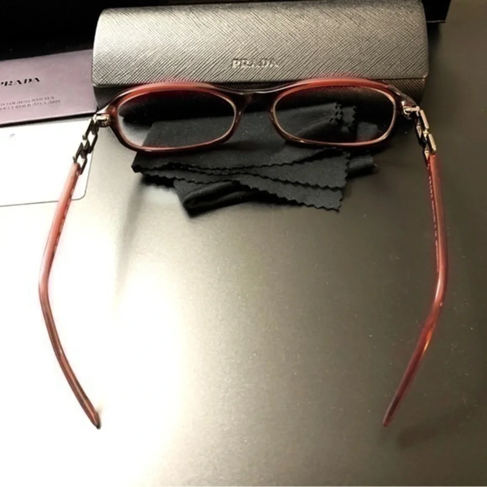 Prada eyeglasses red